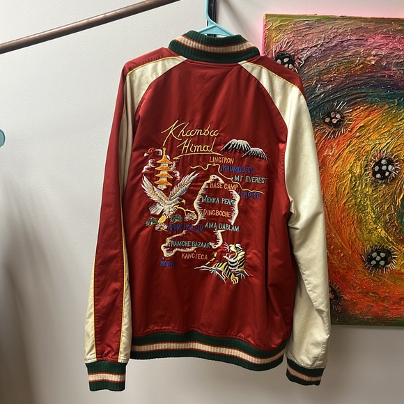 Ralph Loren Polo Reversible Japanese fighter silk jacket. XL - Picture 7 of 8